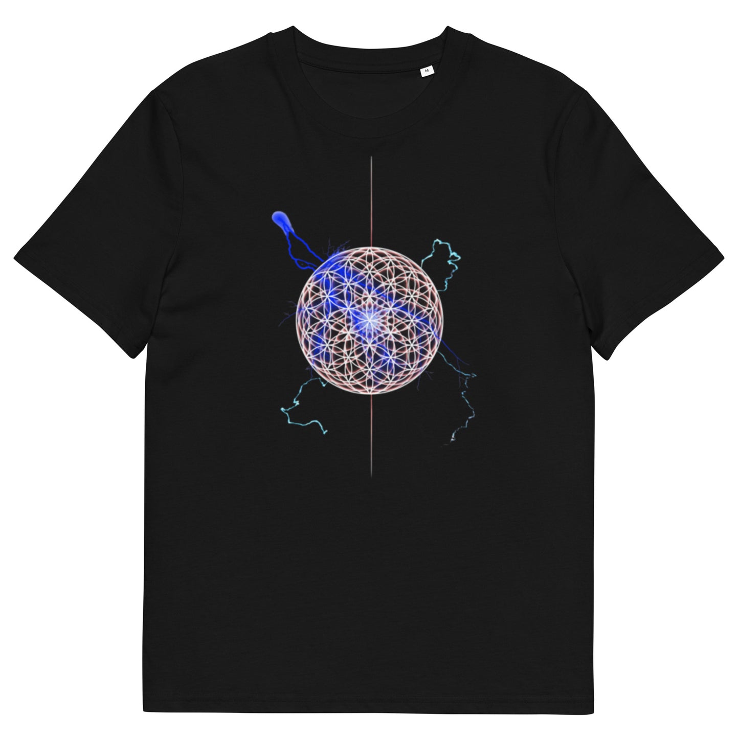 Sacred Bloom Flower of Life Organic Unisex T-Shirt