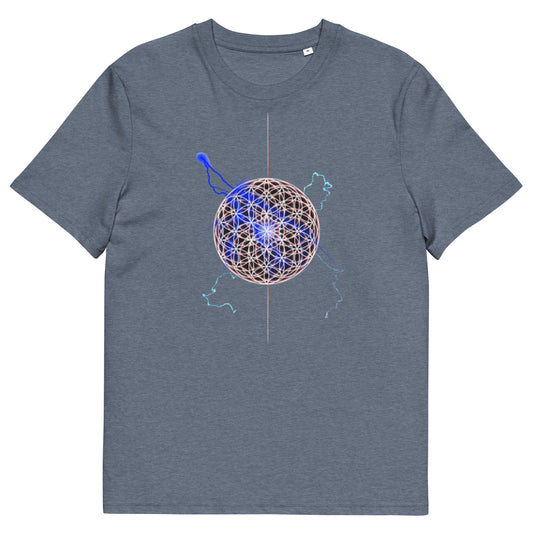 Sacred Bloom Flower of Life Organic Unisex T-Shirt