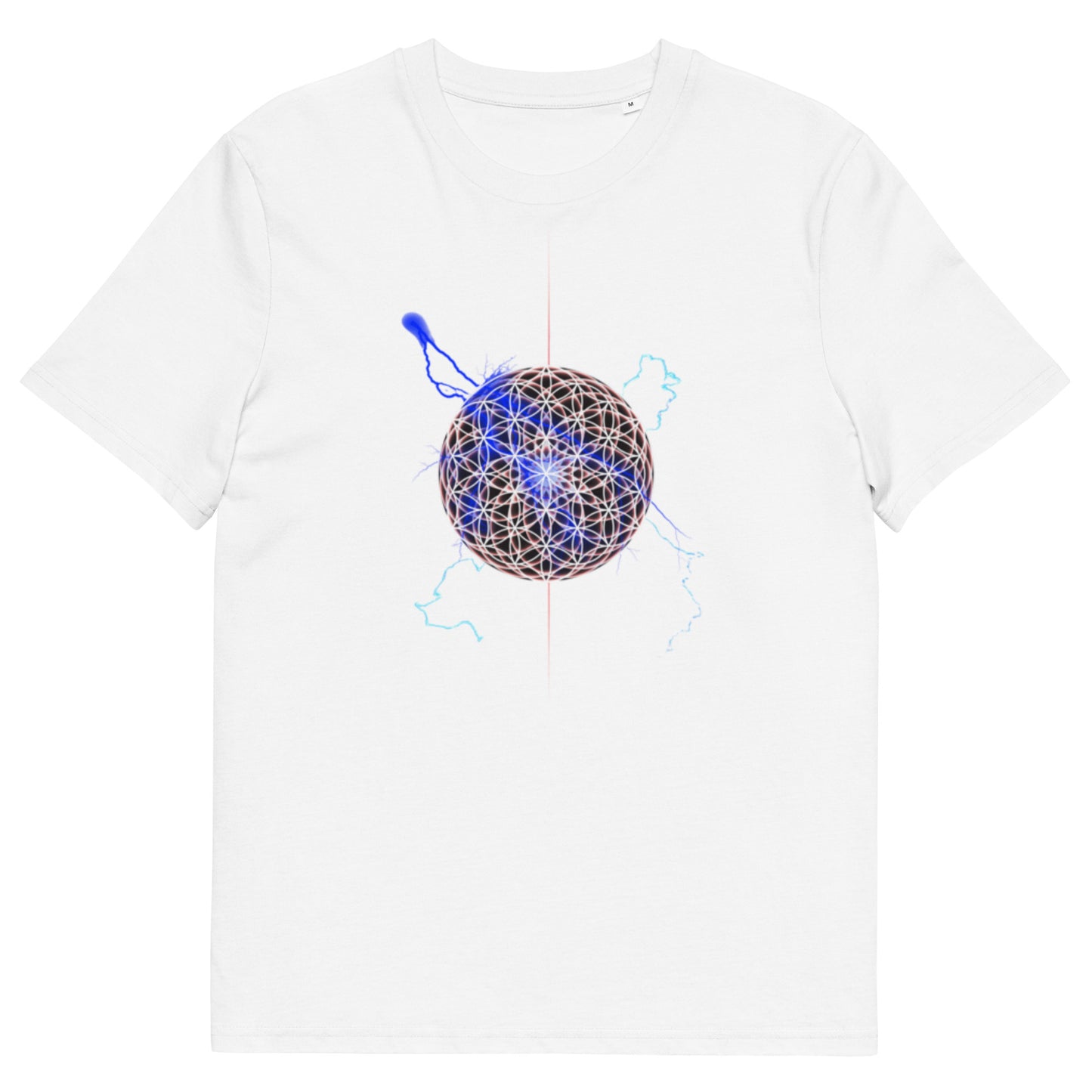 Sacred Bloom Flower of Life Organic Unisex T-Shirt